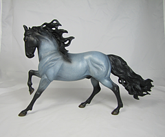 Lot 10: Blue Roan Andalusian