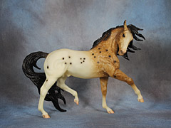 Lot 11 - Esprit (mold #717) in the Vintage Appaloosa Performance Horse Color